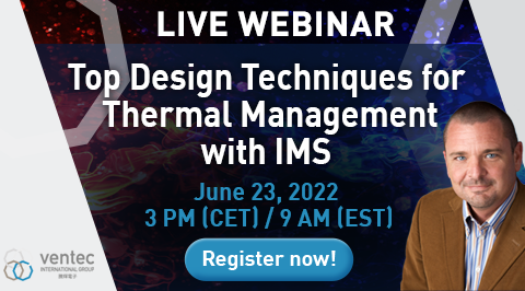 Join our live Webinar on Thermal Management with IMS image