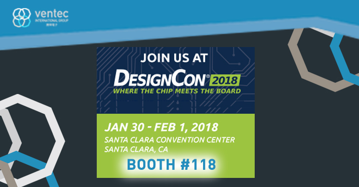 Ventec highlights advanced Ultra-Low Dk PCB Materials  at DesignCon 2018 image