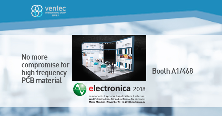 electronica 2018 – No more compromises for high frequency PCB materials image