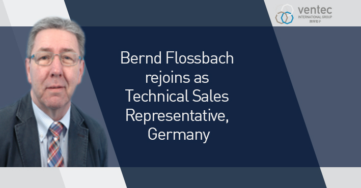Bernd Flossbach Rejoins Ventec as Technical Sales Rep., Germany image